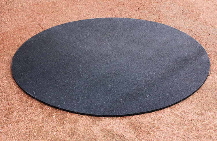 Rubber Baseball On Deck Circle